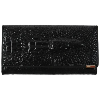 

Women Wallet Female 2016 Coin Purses Holders Patent leather 3D Embossing Alligator Ladies Crocodile Long Clutch Wallets
