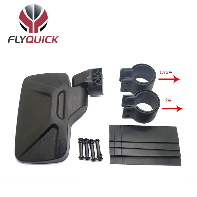 Flyquick вездеход автомобиля внутреннее зеркало заднего вида 1,7 большое видение-дюймовый настраиваемый UTV/ATV центральный зеркало заднего вида