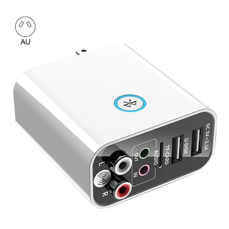 2 in 1 Bluetooth 5 0 Receiver Transmitter for Cell Phone TV PC Headphones TF Card AUX USB Charger Stereo Music Adapter