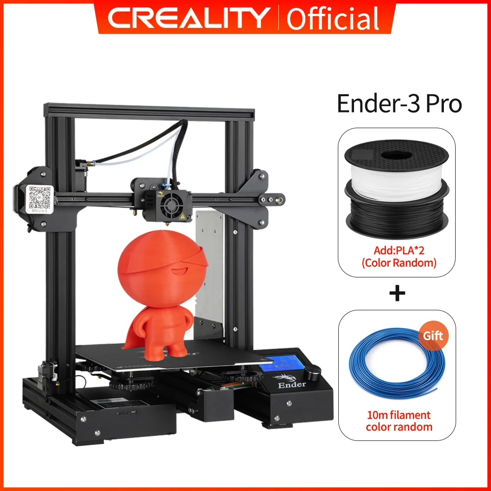 resin printer CREALITY 3D Ender-3 Pro Printer Printing Masks Magnetic Build Plate Resume Power Failure Printing KIT Mean Well Power Supply 3d printers 3D Printers