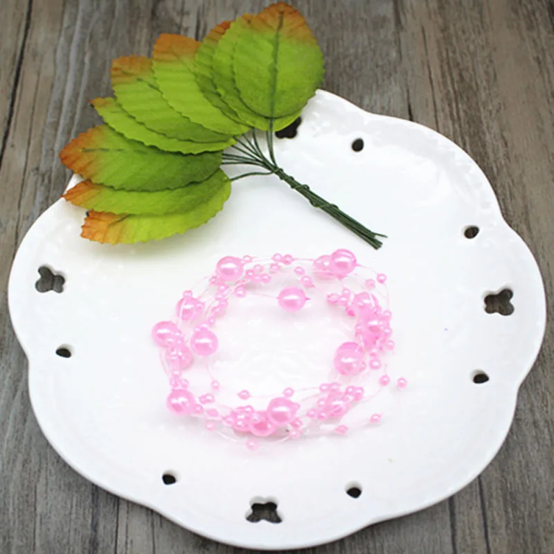 1pcs pink 1 шт. 3 мм/8 мм жемчужный кулон из искусственного жемчуга на цепочке бусины-коннекторы Свадебные украшения ручной работы материал - Цвет: 1pcs pink