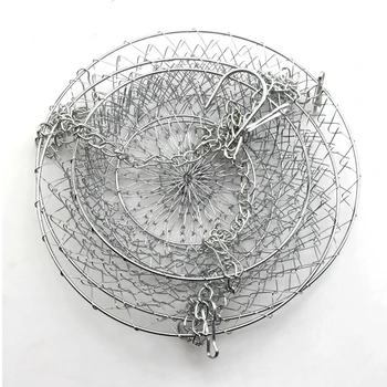 

3-Tier Kitchen Hanging Fruit Basket Wire Hanging collapsible Basket Hook Design Narrow space For Kitchen Halls Rooms Storage