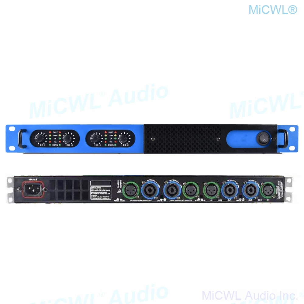 2800W Digital Power Amplifier Stage Audio Speaker