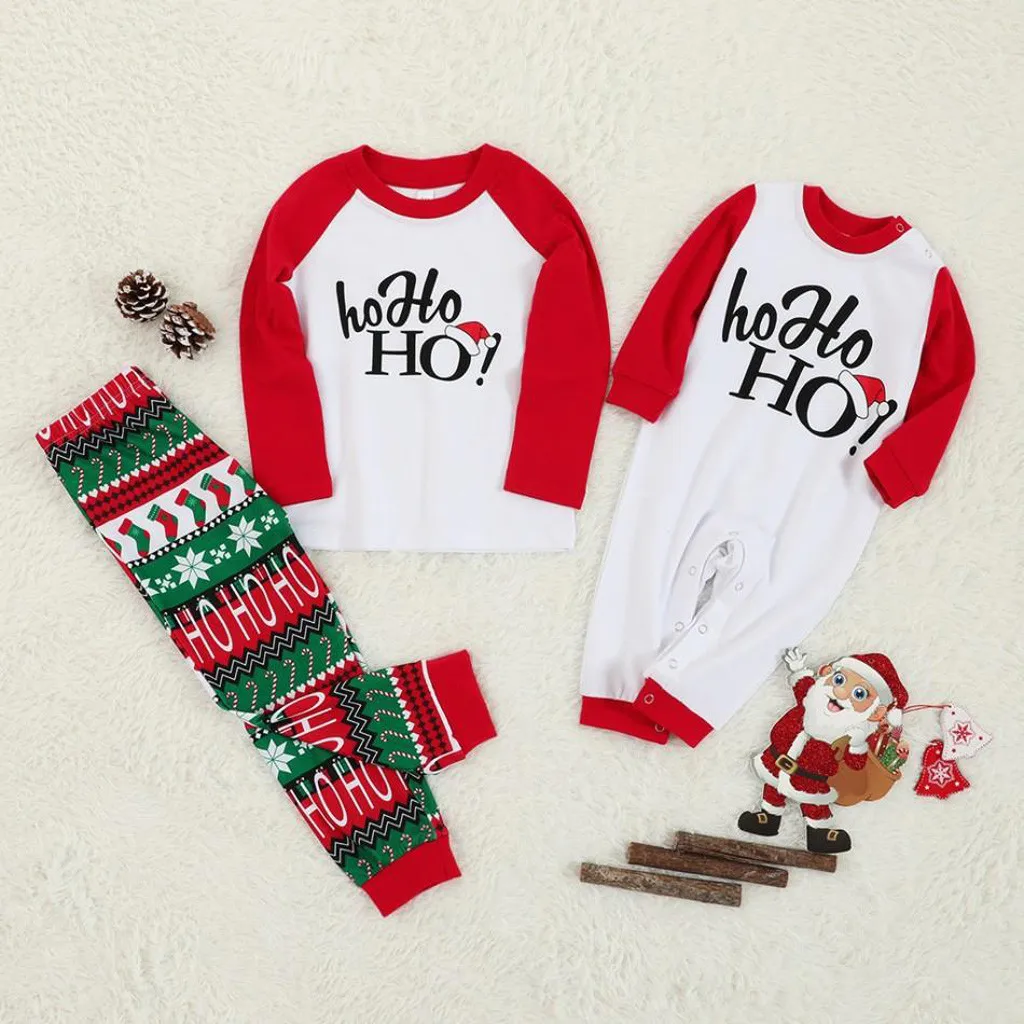 Семейные рождественские пижамные комплекты; Рождественский костюм для родителей и детей; домашняя одежда для сна; комбинезон для новорожденных детей; одинаковая семейная одежда для папы и мамы