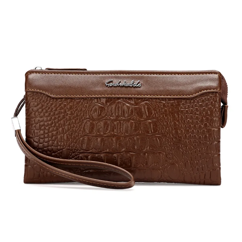 

Large-Volume Crocodile Pattern Men Clutch Bag 2018 New Style Fashion Europe And America Fashion Men Clutch Bag