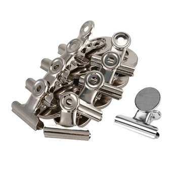 

13pcs Fridge net Hook Wide Perfect Fridge Kitchen House Office Personal Calendar with netic Clip, Silver - 8pcs 31mm & 5pc