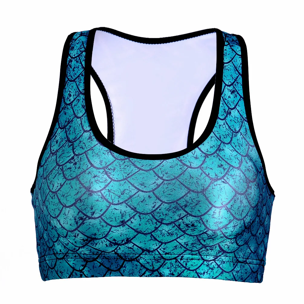 2019 New Green Dinosaur Egg Ring-Free Sports Bra vest with Digital Printing | Женская одежда