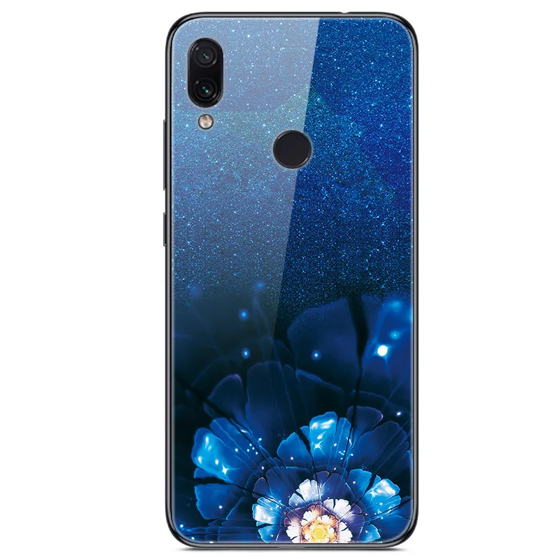 Dành Cho Xiaomi Redmi Note 7 Case Kính Cường Lực Tranh Ốp Lưng Cho Xiaomi Redmi Note7 6.3 "Fundas Coque Redmi NOTE 7 PRO Túi phone cases for xiaomi Cases For Xiaomi