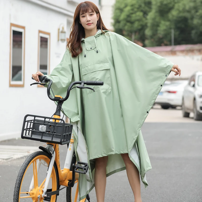 

Women Rain Poncho Raincoat Rain Jacket Coat With Hood For Hiking Cycling