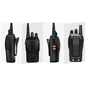 

Mini 2pcs Walkie Talkie Two-way 16CH Radio Lightweight USB Charging Walkie Talkie Frequency Range 400-470MHz