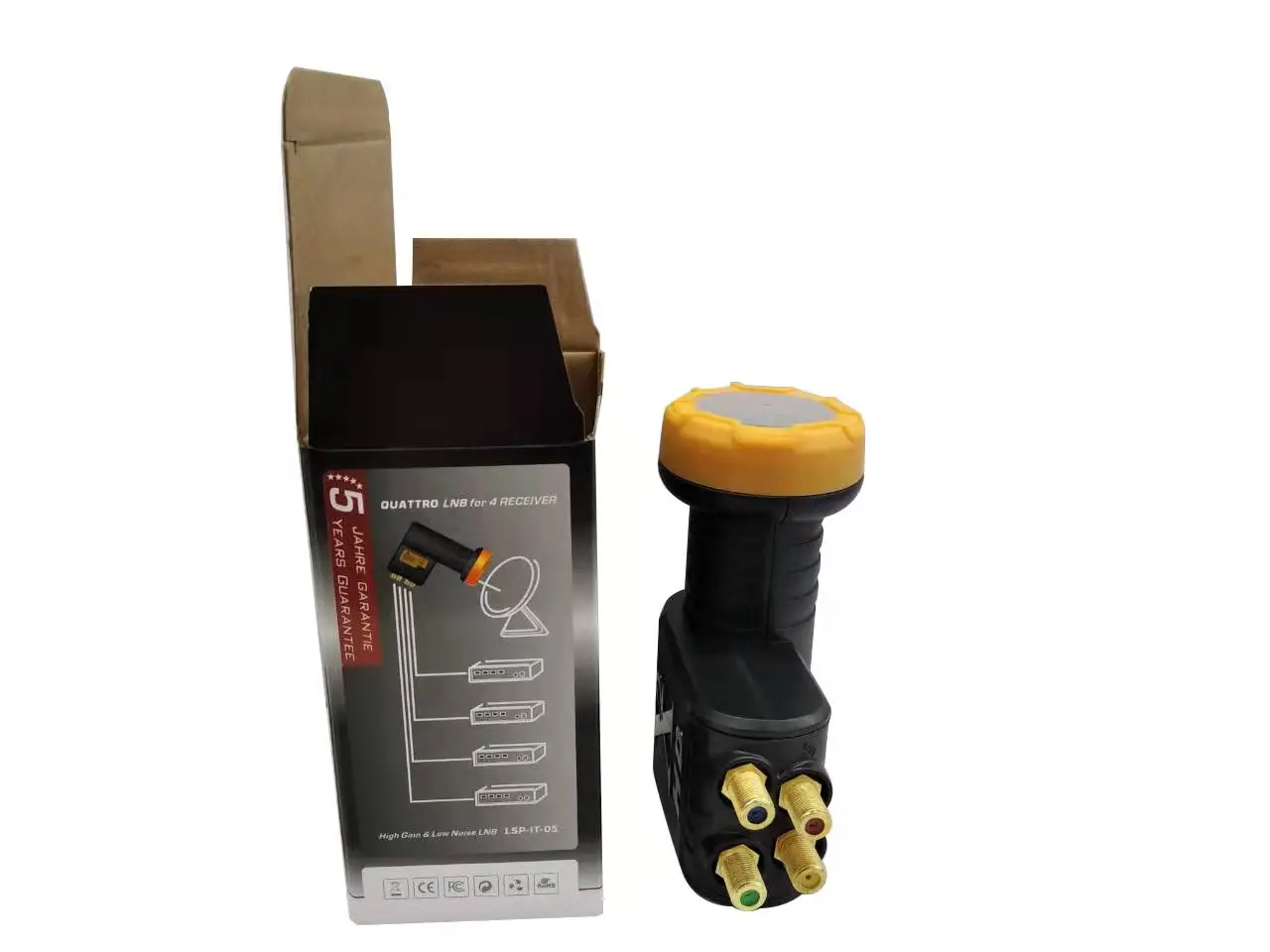 Multiswitch UHD Per Satellite - Con LNB Quattro, Per TV 4K E Full HD, Con Alimentatore - Foto 11