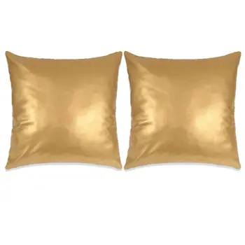 

Vidaxl Kissen-set 2 STK. Pu 60x60 cm golden