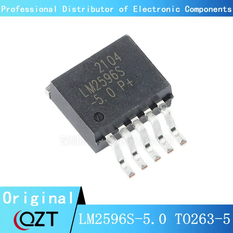 10pcs/lot LM2596S-5.0 TO263-5 LM2596S 5.0 LM2596 5V 3A TO-263-5 chip New spot