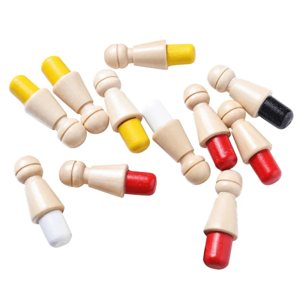 Wood Memory Matchstick Chess Board Game Fun Block Board Game Colors Memory Match Stick Chess Game Fun Block Board Game