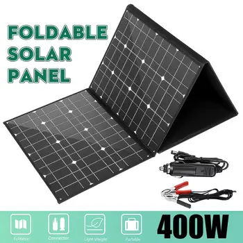 

18V 400W Solar Panel USB Output Monocrystallinel Waterproof Solar Cells Folding Package with 10/20/30/40/50A/60A Controller