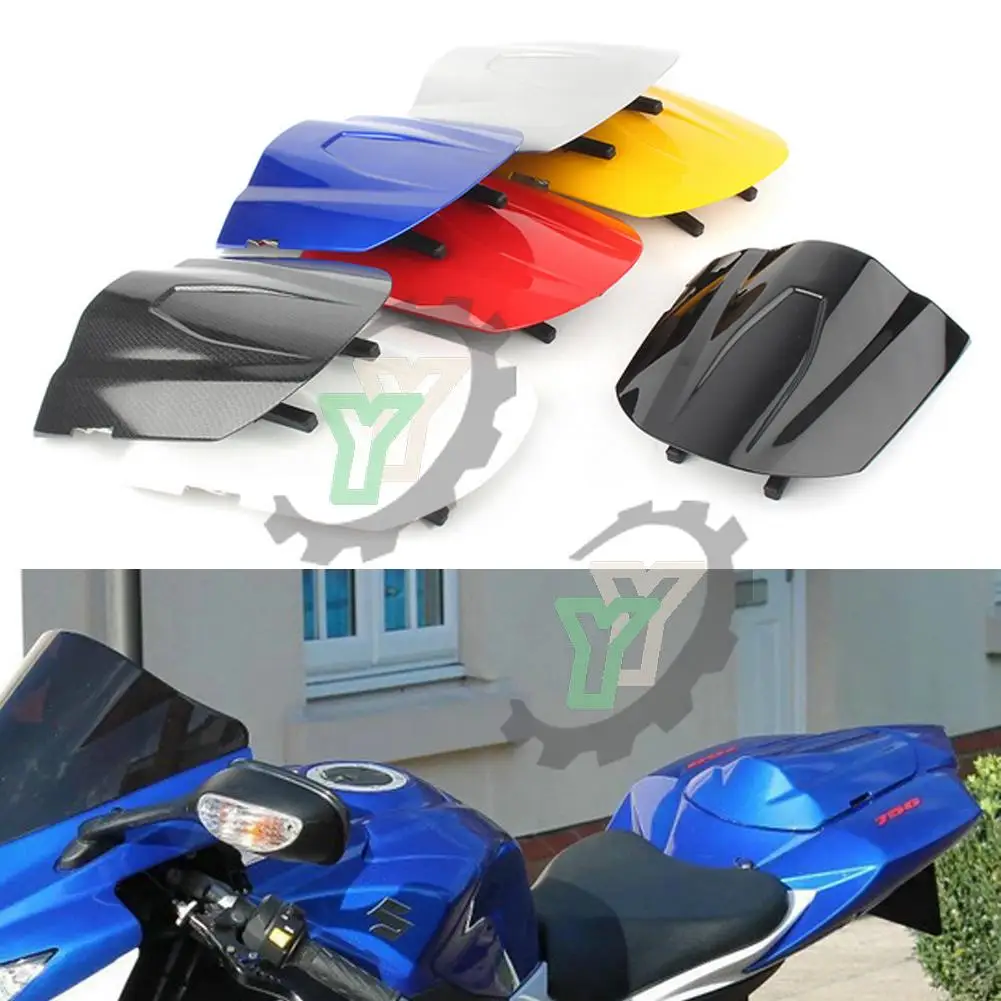 Motorcycle Rear Seat Cover Cowl Fairing Passenger Pillion Tail Back Cover For Suzuki GSXR600 GSXR750 2008-2009 GSXR 600 GSXR 750