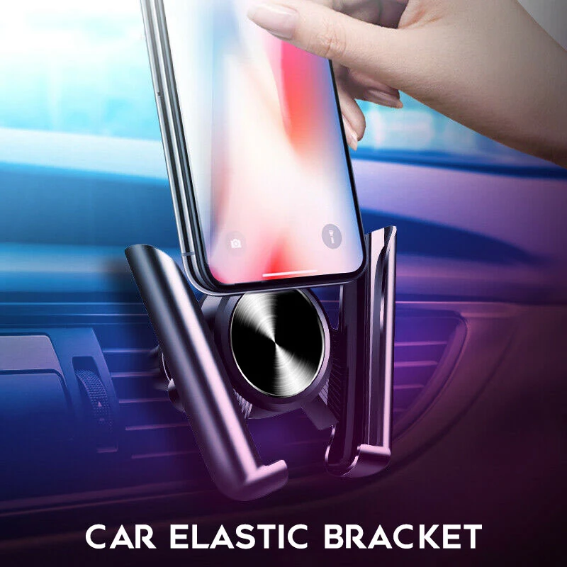 

Universal Car Mobile Phone Bracket Air Outlet Adhesive Base GPS Phone Mount Fashion Business Holder Portable Support Stabilizer