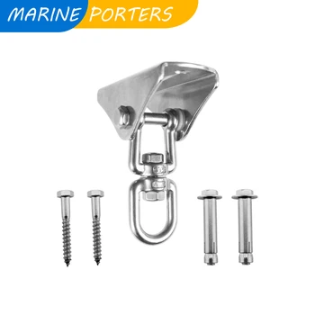 

Heavy Bag Hanger Suspension Hooks Concrete Wooden Swing Hangers Sets For Yoga Hammock Chair Sandbag Swing 500kg Capacity SUS304