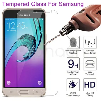 

Tempered Protective Glass on For Samsung Galaxy A3 A5 A7 J3 J5 J7 2015 2016 2017 A6 A8 Plus A9 2018 Screen Protector Glass Film