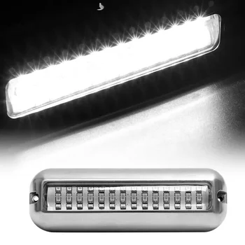 

42LED Boat Transom Light Lamp Waterproof Stainless Steel 10-30 VDC 80W 538LM