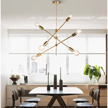 DAR скандинавские вращающиеся люстры DIY подвесной светильник 220 в 110 В современная светодиодная люстра светильник ing для гостиной ресторанов