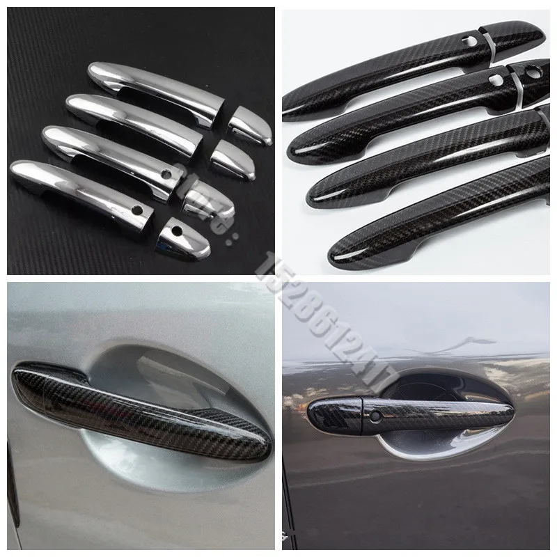 

For Mazda xc5 Cx-5 2017-2020 Chrome Side Door Handle Cover Catch Trim Overlay Molding Garnish M2 M3 M6 Cx5