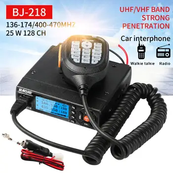 

BJ-218 Mini Mobile Radio Car Radio FM Transceiver 25W VHF UHF BJ218 Vericle Car Ham Radio Dual Band Walkie Talkie Device