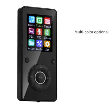 

T4 Color Screen Digital Gift Mini Media MP3 Player Bluetooth TF Card Multi Languages Sports Portable Music Lossless FM Radio