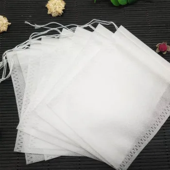 

1000Pcs/Lot Teabags 5*7CM Empty Scented Tea Bags With String Heal Seal Filter Paper for Herb Loose Tea