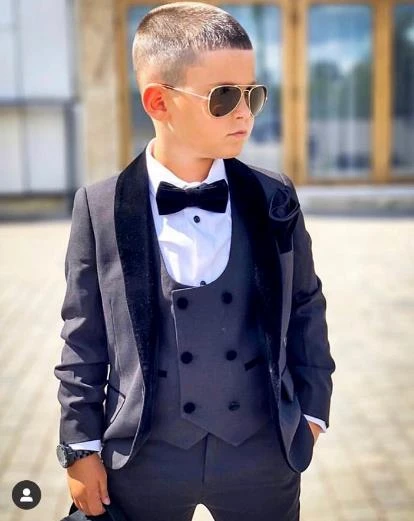 Trajes para niños de último diseño para bodas, traje para niños, trajes para graduación de boda, chaqueta para niños, Masculino (chaqueta + Pantalones + corbata) _ - AliExpress Mobile