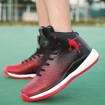 

New Jordan Basketball Shoes Mens Boys Basketball Boots Light High Ankle Zapatillas De Baloncesto Outdoor Plus Size Mens Sneakers