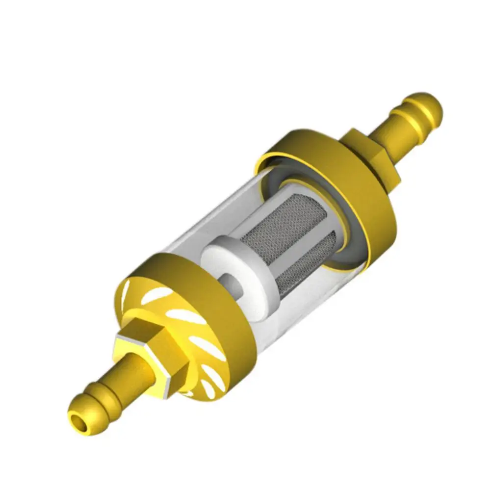 Ретро части для модификации мотоцикла, металлический масляный топливный фильтр, съемный прозрачный стеклянный топливный фильтр, аксессуары для мотоциклов
