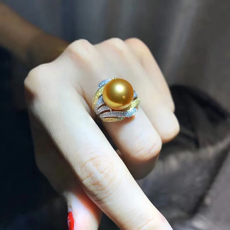 

Фурнитура для Кольца Регулируемая из серебра 925 пробы, для жемчуга, нефрита, кораллов, камней, бусин