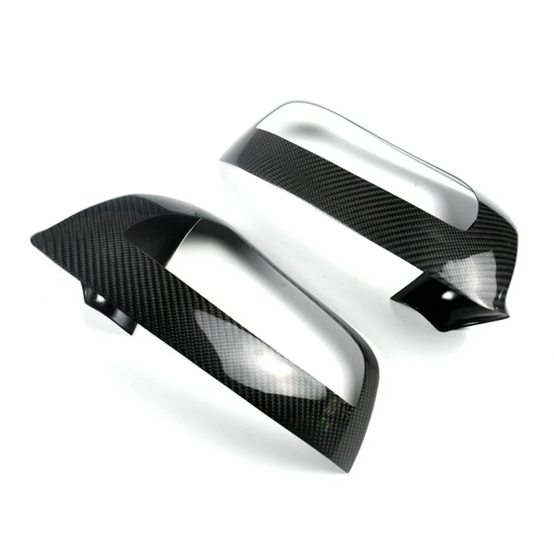for Mercedes Benz W204 C Class C63 C230 C300 2006-2009 Carbon Fiber Side Rear View Mirror Cover Trim Car Accessories
