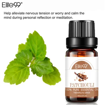 

Elite99 10ml Patchouli Pure Essential Oils Aromatherapy Diffusers Essential Oils Relieve Stress Oil Help Sleep Home Air Care