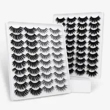 SEXYSHEEP – faux-cils naturels en vison 6D, 12 paires, Volume spectaculaire, Extension de maquillage, cils en soie