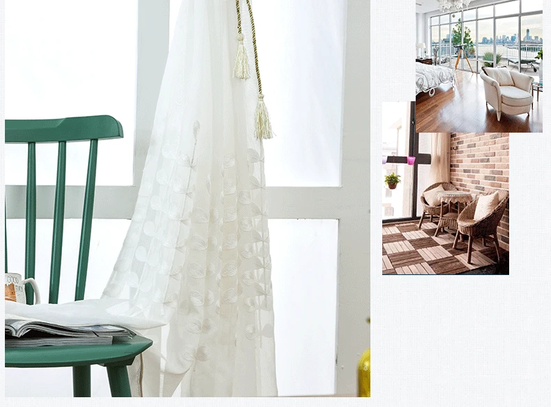 Чистый белый полиэстер вышивка белый текстиль европейские маленькие свежие шторы для гостиной столовой спальни