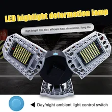 Гаражный светодиодный светильник деформируемый потолочный светильник лампы водонепроницаемые для склада работы JDH99