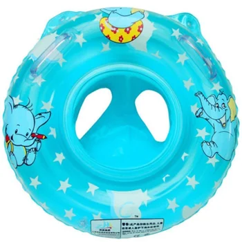 

Child Children Inflatable Swimming Pool Cute Toddler Safety Aid Float Seat Ring (Blue)