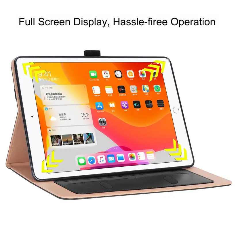 Роскошный чехол для iPad 10,2, чехол для Apple iPad 7th Generation A2200 A2198 A2232 Funda, держатель для планшета, подставка+ подарок