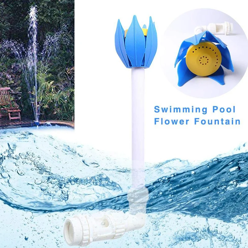 

Economical Lotus Pool Waterfall Fountain Swimming Pool Lotus Pools Fountain Hose Replacement Nozzle ds99