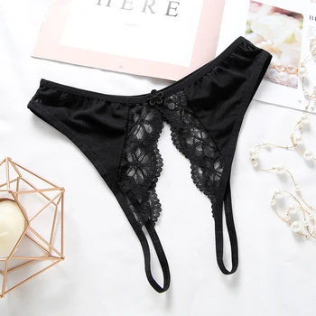 

2020 New Ladies Sexy Lingerie Transparent Underwear Mesh Underpants Low Waist Briefs Female Lace Sexy Panties Women