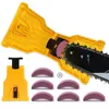 Sharpens Saw Chain Sharpening Tool Easy Durable Sharp Fast Grinding Bar-Mount Chainsaw Teeth Sharpener ► Photo 1/6