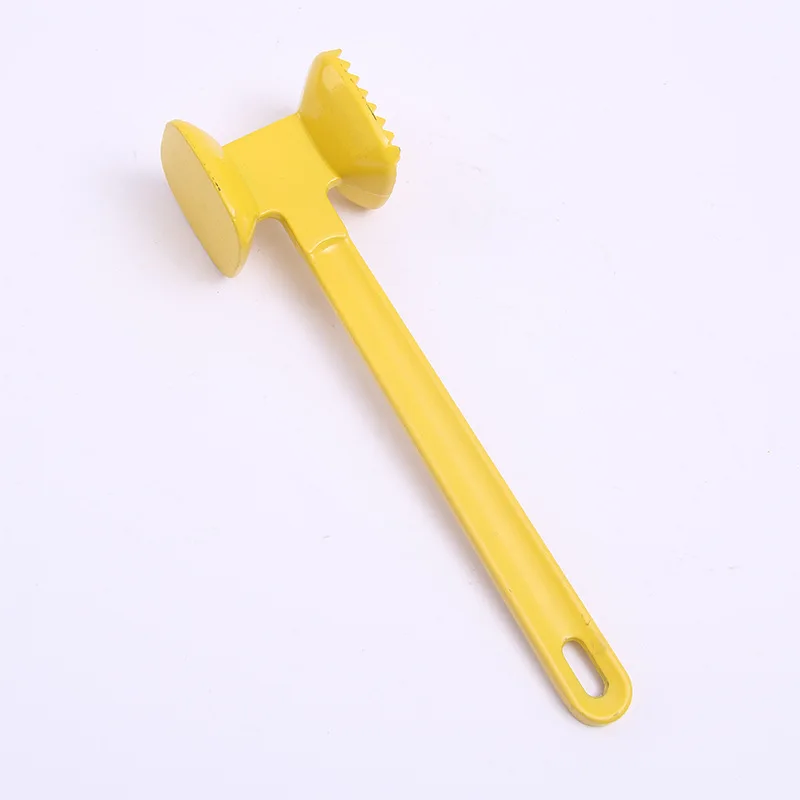 colorful useful Meat Hammer Pounders High Quality Mini Aluminum Alloy Loose Tenderizers knock-sided for Steak Pork Kitchen Tool - Цвет: Цвет: желтый