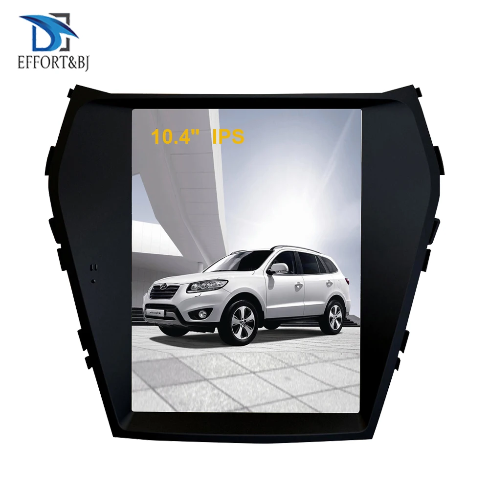 Car Audio Vertical screen Tesla Android 9.0 GPS Navigation Head Unit for Hyundai santa FE/IX45 2013- 2021 Car Multimedia player