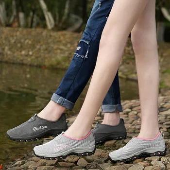 

Women Casual Shoes Fashion Breathable Walking Mesh Flat Shoes Sneakers Women Tenis Feminino Female New Vulcanized Shoes
