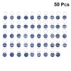 50Pcs Aluminium Alloy Storage Tags Metal Numbers Plates Numbered Key Numbered Tags 1-50(Number 1-50) 6