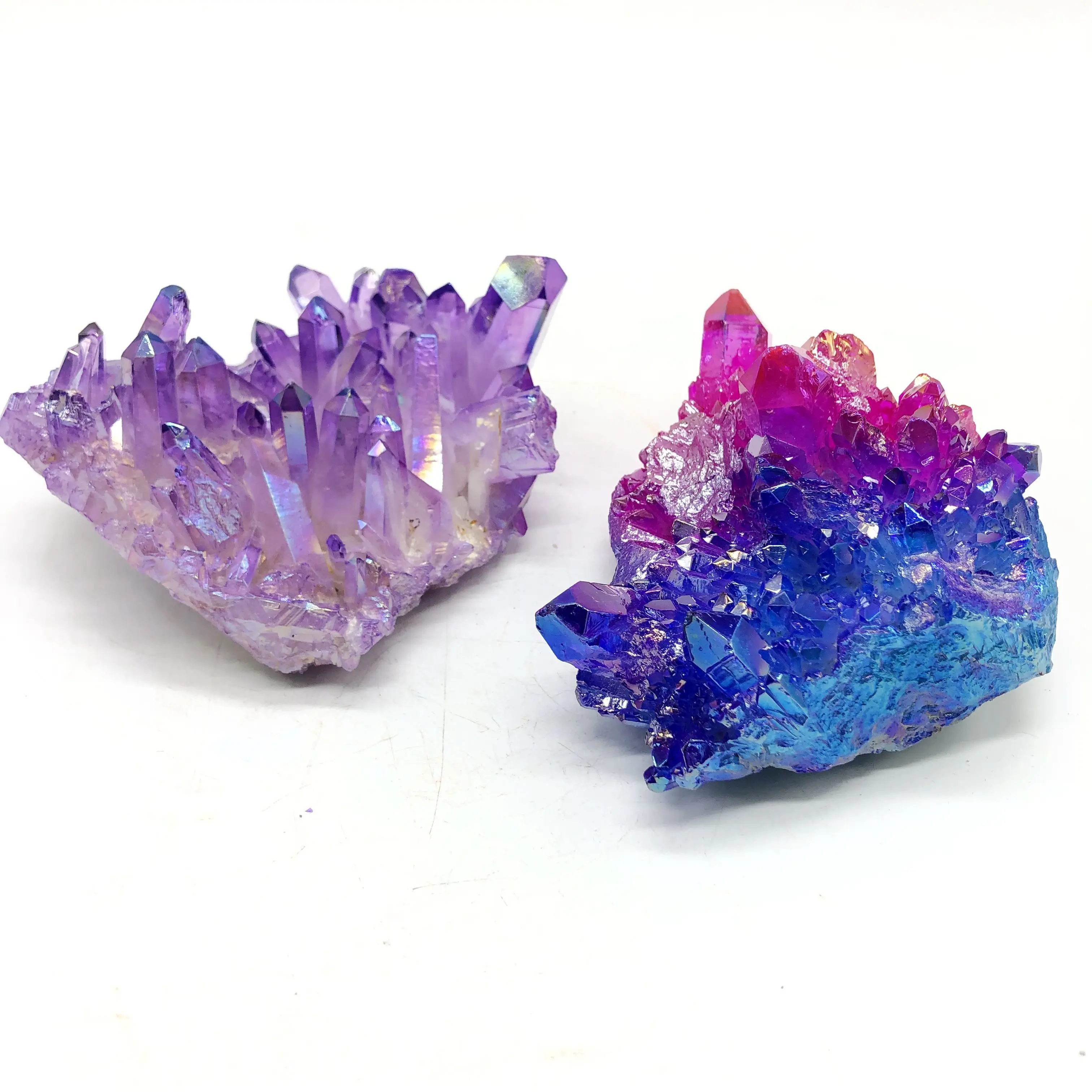 Природный белый кристалл кластер кварцит гальванический кристальная точка