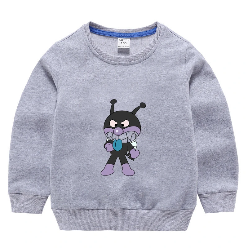 Для мальчиков и девочек, аниме Anpanman, смешной цвет, детские летние топы с круглым вырезом, Детская футболка с героями мультфильмов, Детский свитер - Цвет: as picture