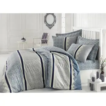 

Cotton Box Ranforce Duvet Cover Set Rihanna Mint Tek Personality